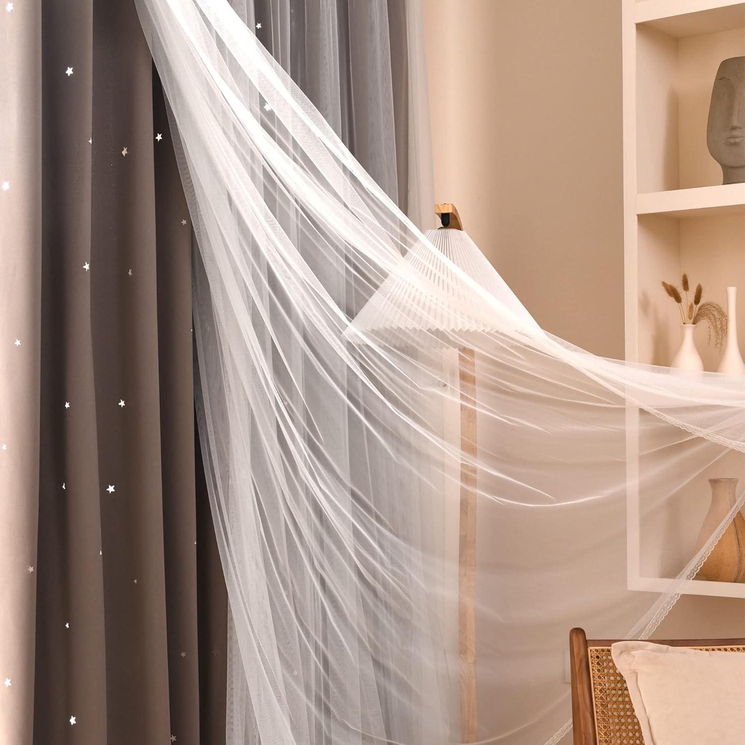 Kinryb Star – Cortinas de doble capa