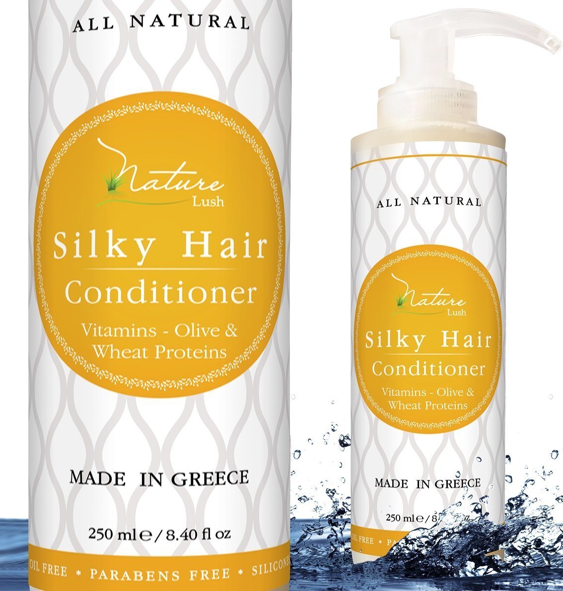 Acondicionador de cabello sedoso de oliva orgánico, tratamiento sin sulfato, potente estimulador para las raíces del cabello, uso diario para