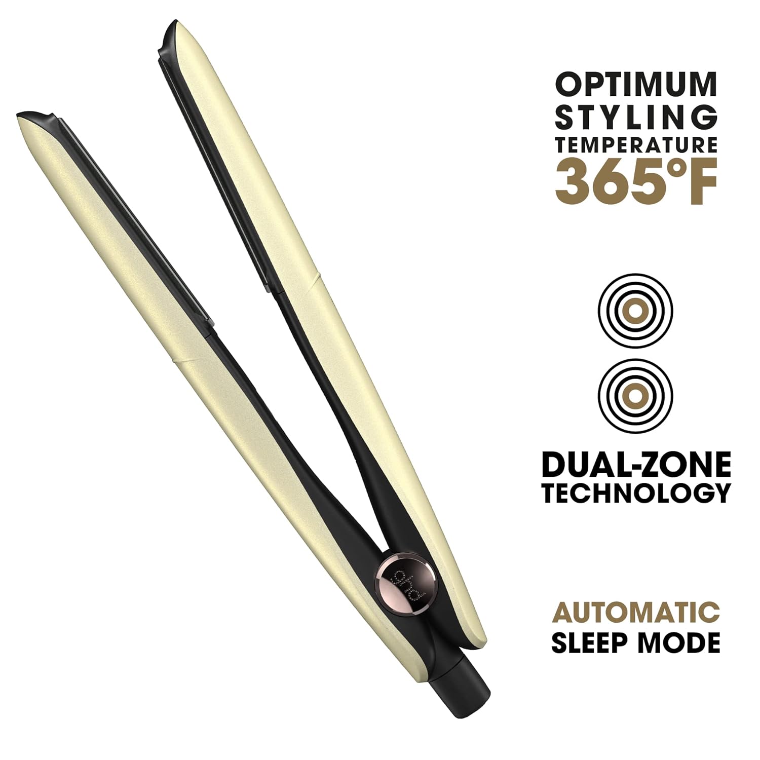 ghd Gold Styler – Plancha plana de 1 pulgada, alisadora de pelo, plancha plana de cerámica, peinadora profesional