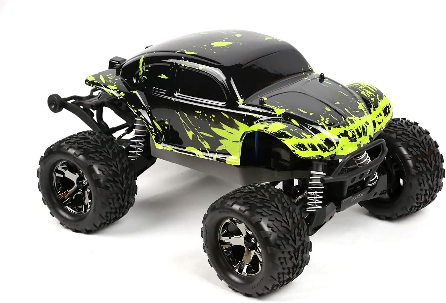 SummitLink Cuerpo personalizado verde fangoso sobre negro compatible con escala 110 RC coche o camión (camión no incluido) STB-BG-01