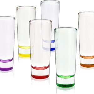 True Juego de 6 vasos de tiro, vasos de chupito de tequila, vasos de chupito para whisky, juego de vasos de chupito de 2 onzas, vasos de chupito True Juego de 6 vasos de tiro, vasos de chupito de tequila, vasos de chupito para whisky, juego de vasos de chupito de 2 onzas, vasos de chupito