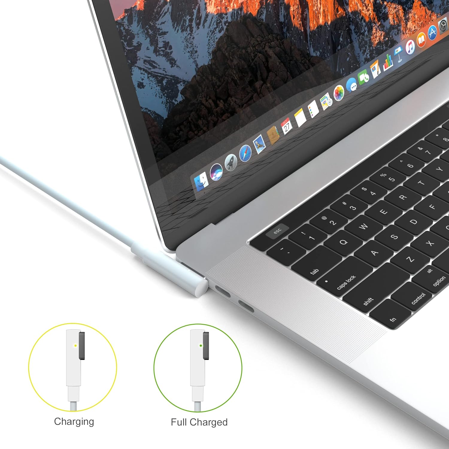 Cargador Mac Book Pro de 60 W, adaptador de corriente compatible con A1278 A1344 Mac Book Pro de 13 pulgadas (antes de mediados de 2012), cable de