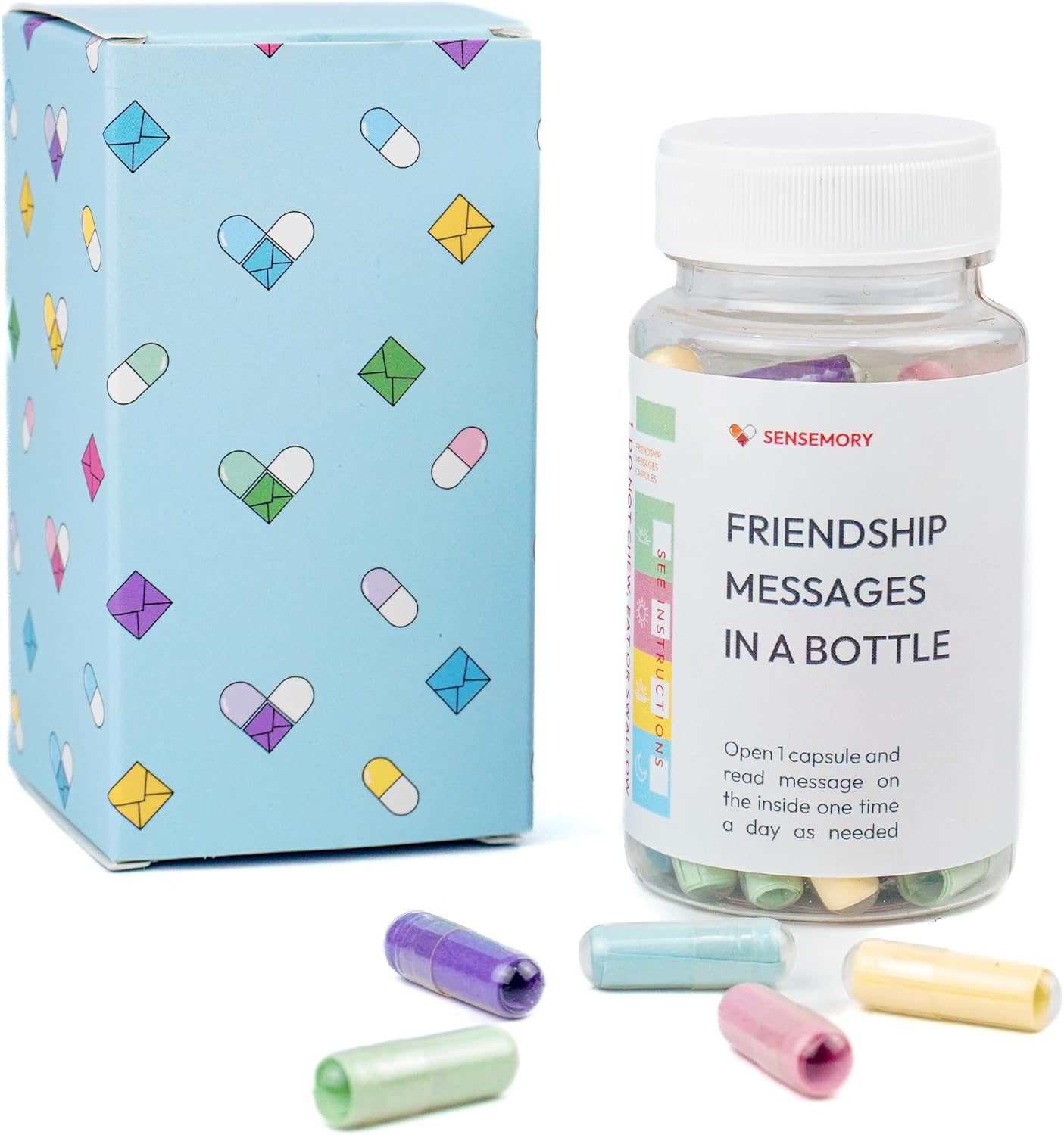 50 mensajes de letras en una botella en cápsula de fraternidad  Regalos de cumpleaños para mejores amigas para mujeres, mejores amigas, hermanas,