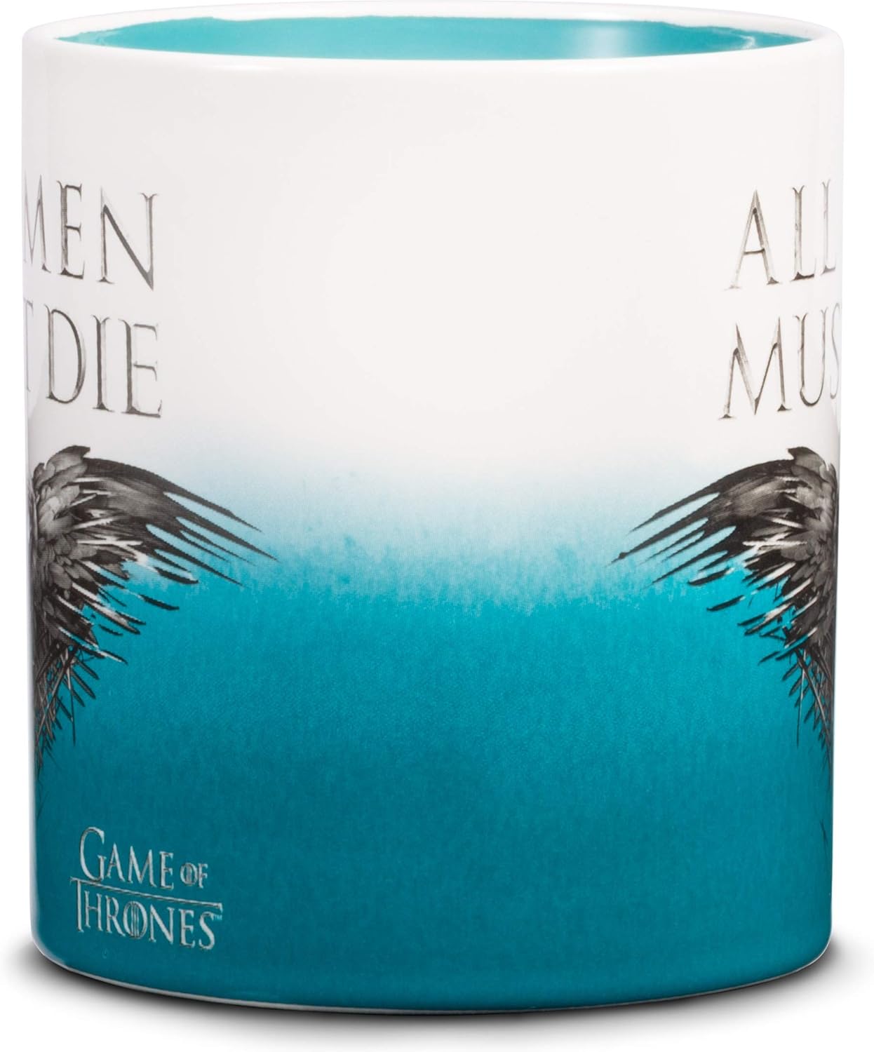 Juego de Tronos – Taza de cerámica de 20 onzas  All Men Must Die  Taza de café coleccionable grande  Taza de café GoT novedosa