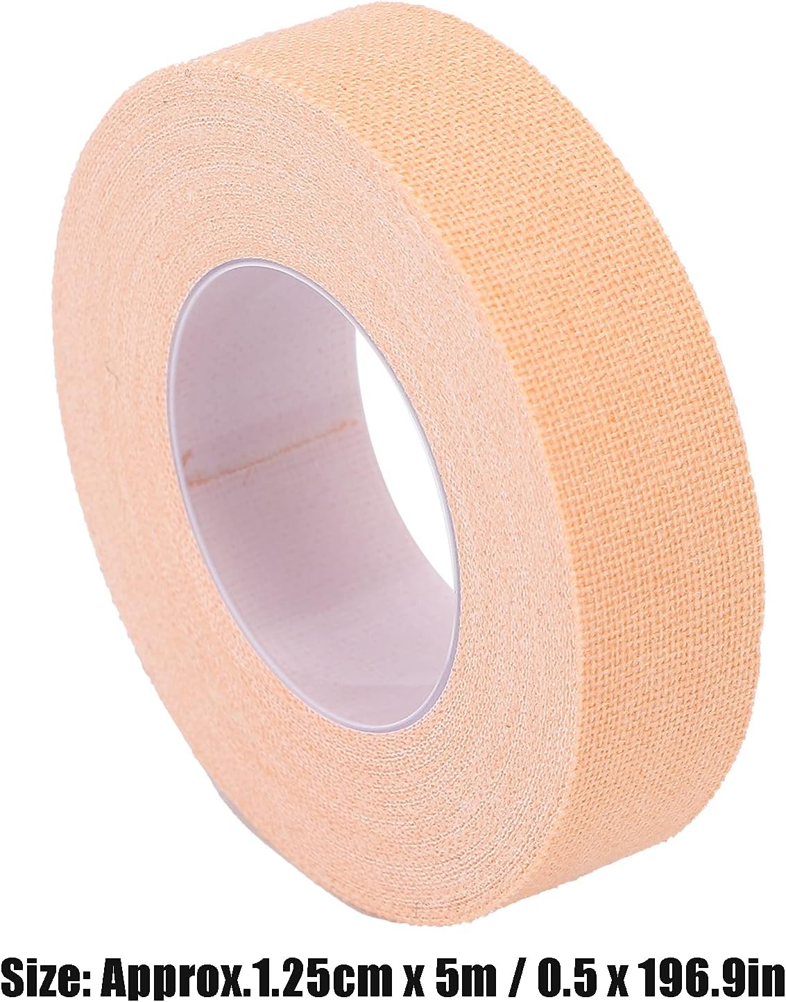 Cinta autoadhesiva, vendaje adhesivo color piel transpirable cinta quirúrgica para el cuidado de heridas deportes (0.5 in x 16.4 ft)