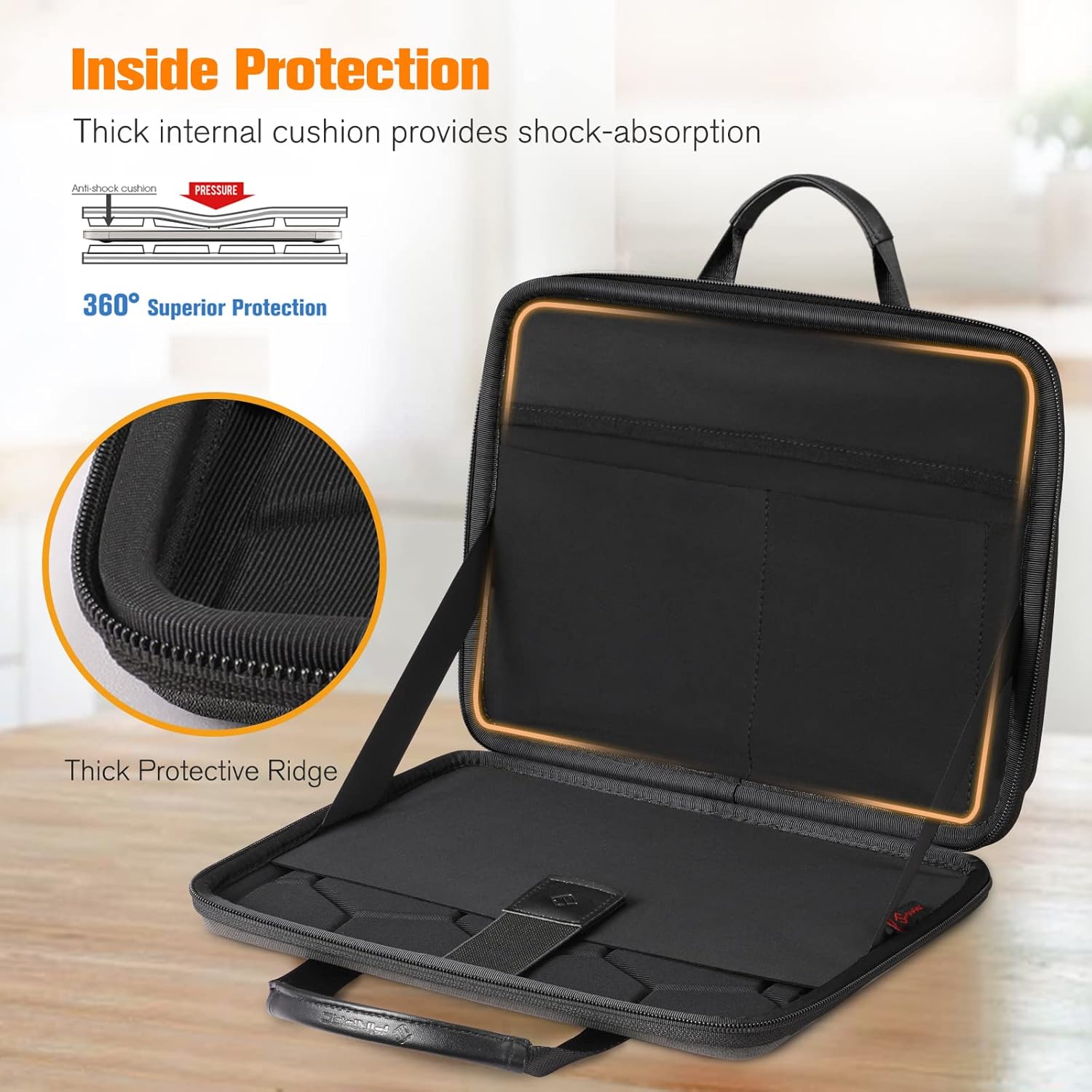 FINPAC Funda para tablet de 11 pulgadas, bolsa de hombro con bolsillo para accesorios para iPad Pro de 11 pulgadas (2018-2024), iPad de 10.9
