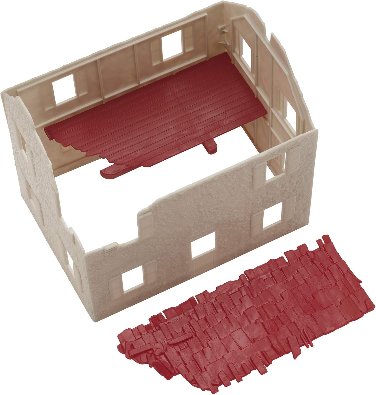 BMC WW2 Ruined Spanish Farm House – Accesorio de plástico para hombres del ejército