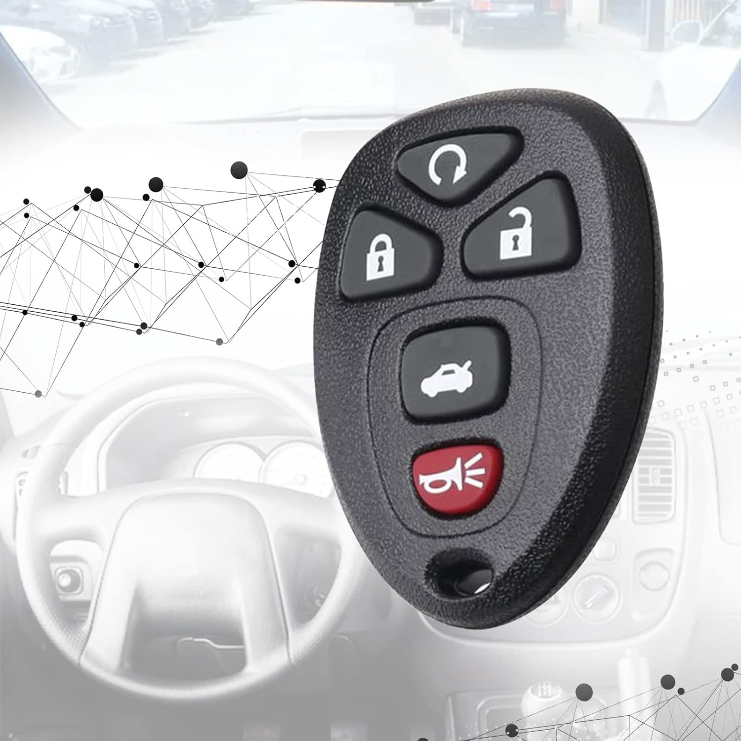 Control remoto de repuesto para Pontiac Grand Prix 2005-2008