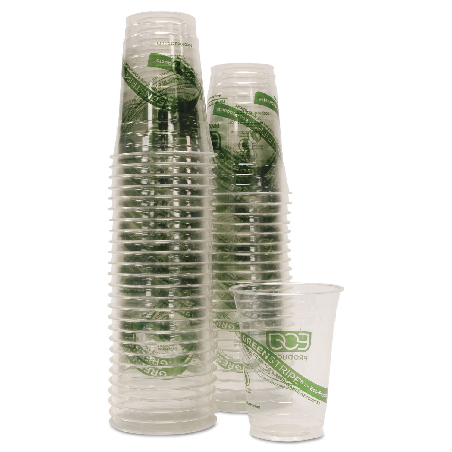 Eco-Products, Inc ECOEPCC16GSPK Eco-Products GreenStripe Vasos fríos