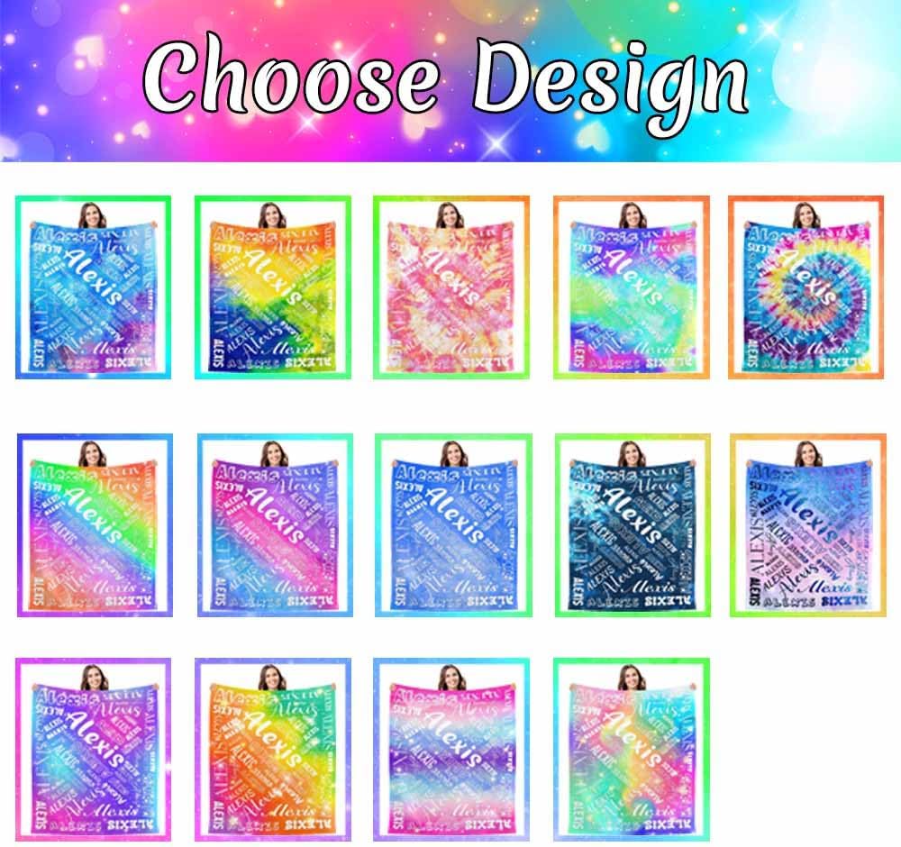 Mantas personalizadas para bebés, niñas y niños con nombre, manta de bebé personalizada colorida para niños, manta suave personalizada para mujeres