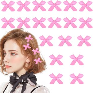 MHDGG 20 pinzas para el cabello con lazo pequeño y lindo para mujer, pinzas de pelo de color sólido, pinzas de cocodrilo para mujeres y niñas, MHDGG 20 pinzas para el cabello con lazo pequeño y lindo para mujer, pinzas de pelo de color sólido, pinzas de cocodrilo para mujeres y niñas,