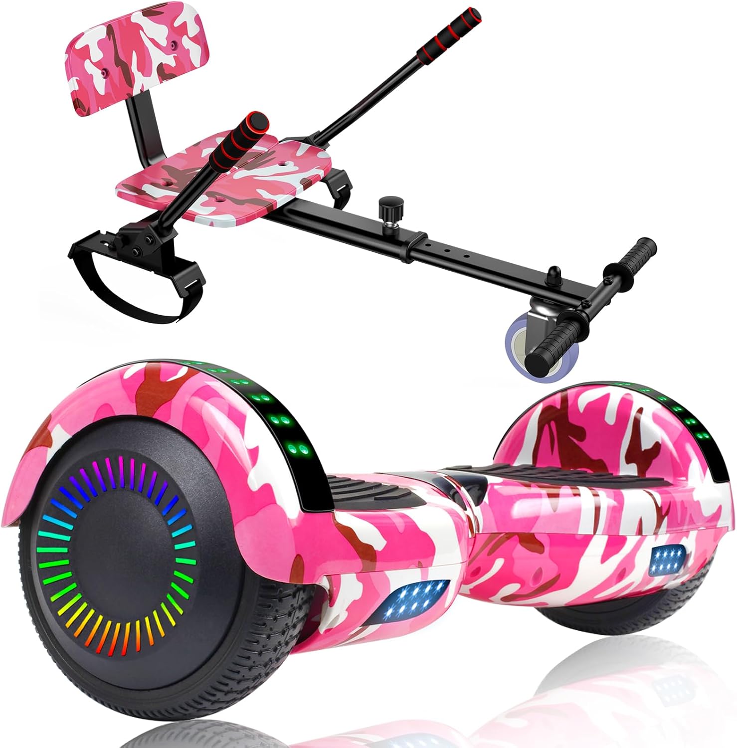 Hoverboard para niños de dos ruedas con auto equilibrio, hoverboard con luces LED  UL 2272 certificado