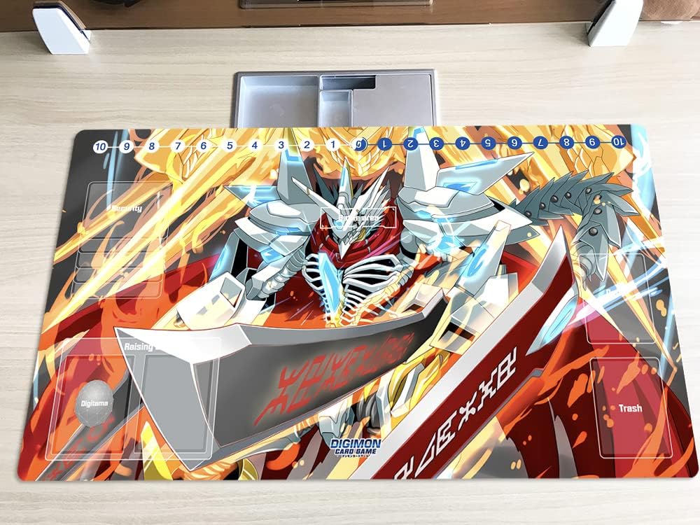 Nuevo DTCG Duel Playmat Digimon Jesmon Juego de cartas coleccionables TCG CCG Mat Pad + bolsa gratis (ZD002-300-SM)