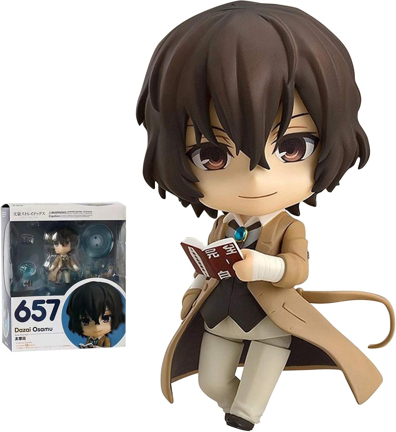 QAHEART Figuras de Nakahara Chuuya Dazai Osamu, figuras de anime, estatuas de PVC movibles intercambiables, figura de acción de anime