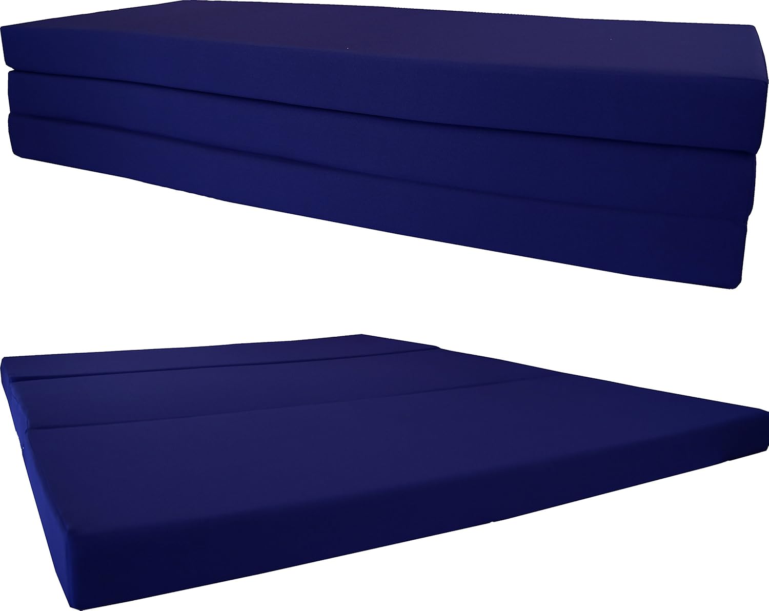 Shikibuton Cama plegable en 3, espuma de alta densidad de 1.8 lbs, tamaño Twin, Full, Queen, colchones plegables.
