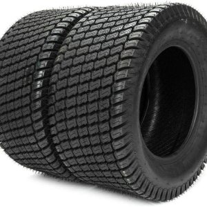 TUFFIOM Juego de 2 neumáticos para cortacésped 24×12.00-12, neumáticos de césped 4PR para césped y jardín para tractor de jardín, cortacésped, sin TUFFIOM Juego de 2 neumáticos para cortacésped 24×12.00-12, neumáticos de césped 4PR para césped y jardín para tractor de jardín, cortacésped, sin