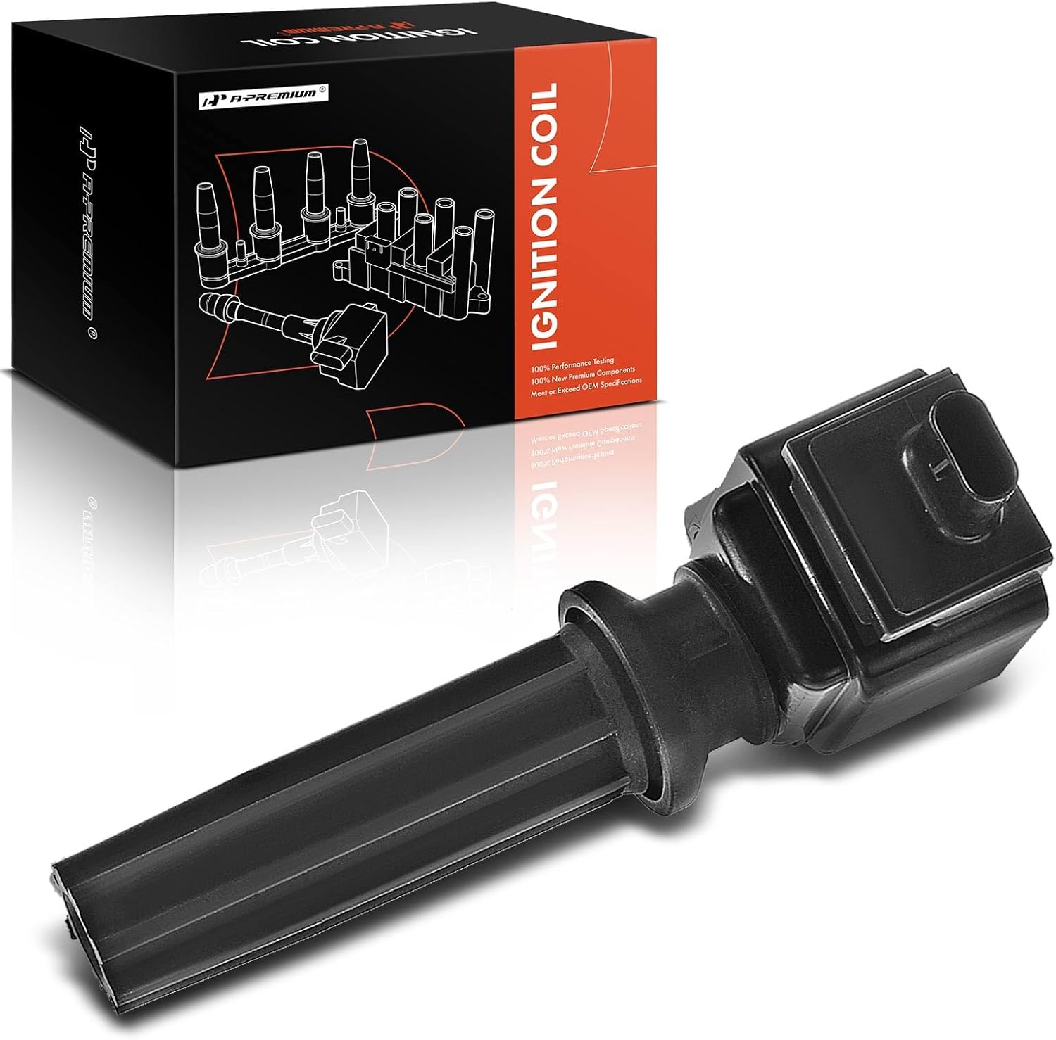 A-Premium Bobina de encendido compatible con vehículos Ford, Lincoln, Jaguar y Land Rover – L4 2.0L 2.3L 2.5L – Explorer 2013-2019, Focus 2012-2018,