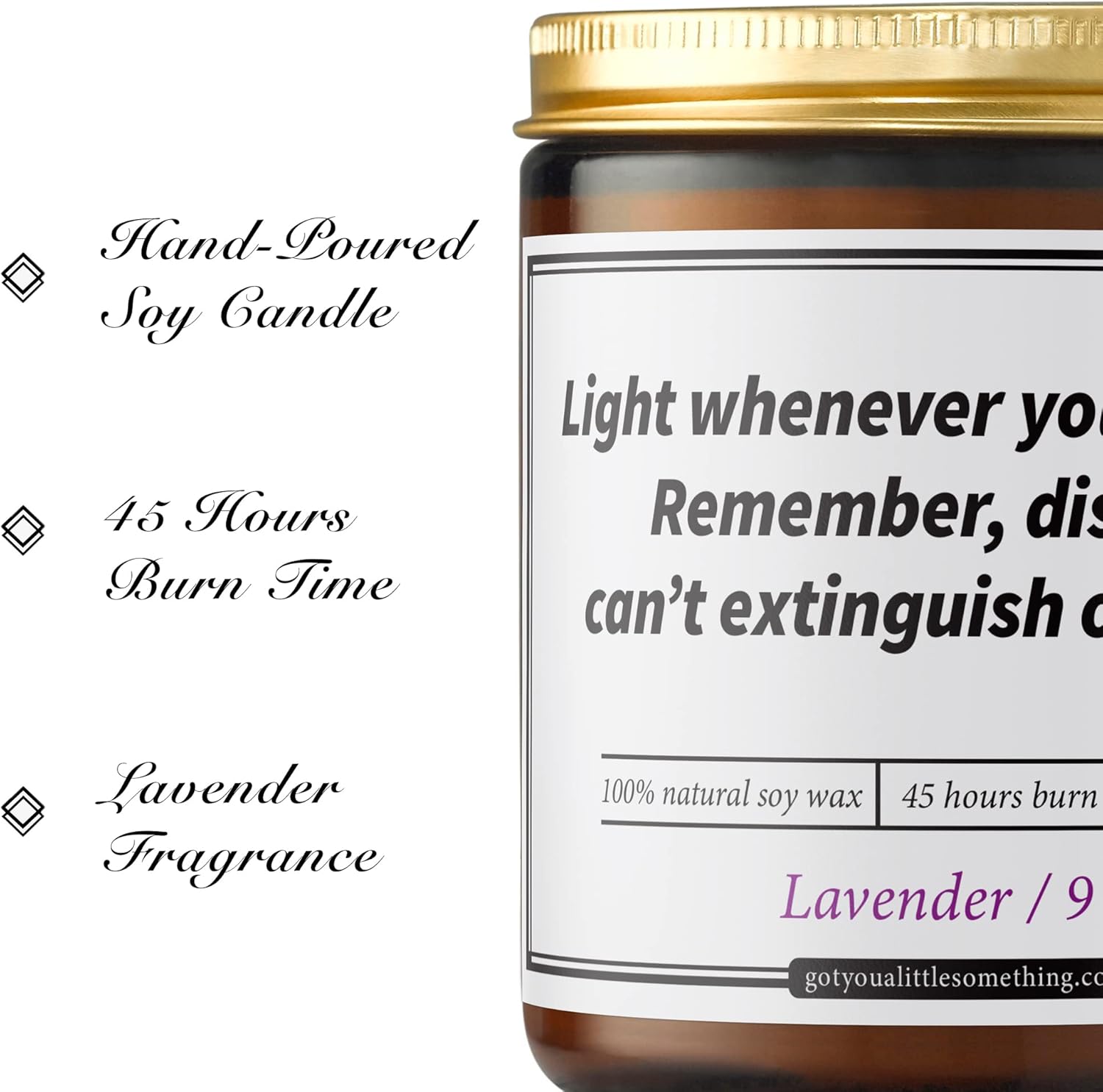 Light Whenever You Miss Me – Vela perfumada de lavanda hecha con 100% cera de soja regalos I Miss You para relaciones de larga distancia parejas,