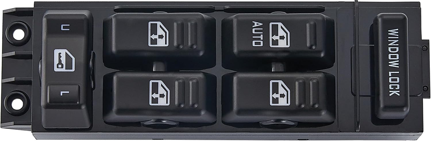 Interruptor de ventana eléctrica para Chevy Avalanche 1500 HD 2500 HD 3500 Suburban Tahoe 2001-2002, GMC Sierra Yukon Cadillac Escalade. Interruptor