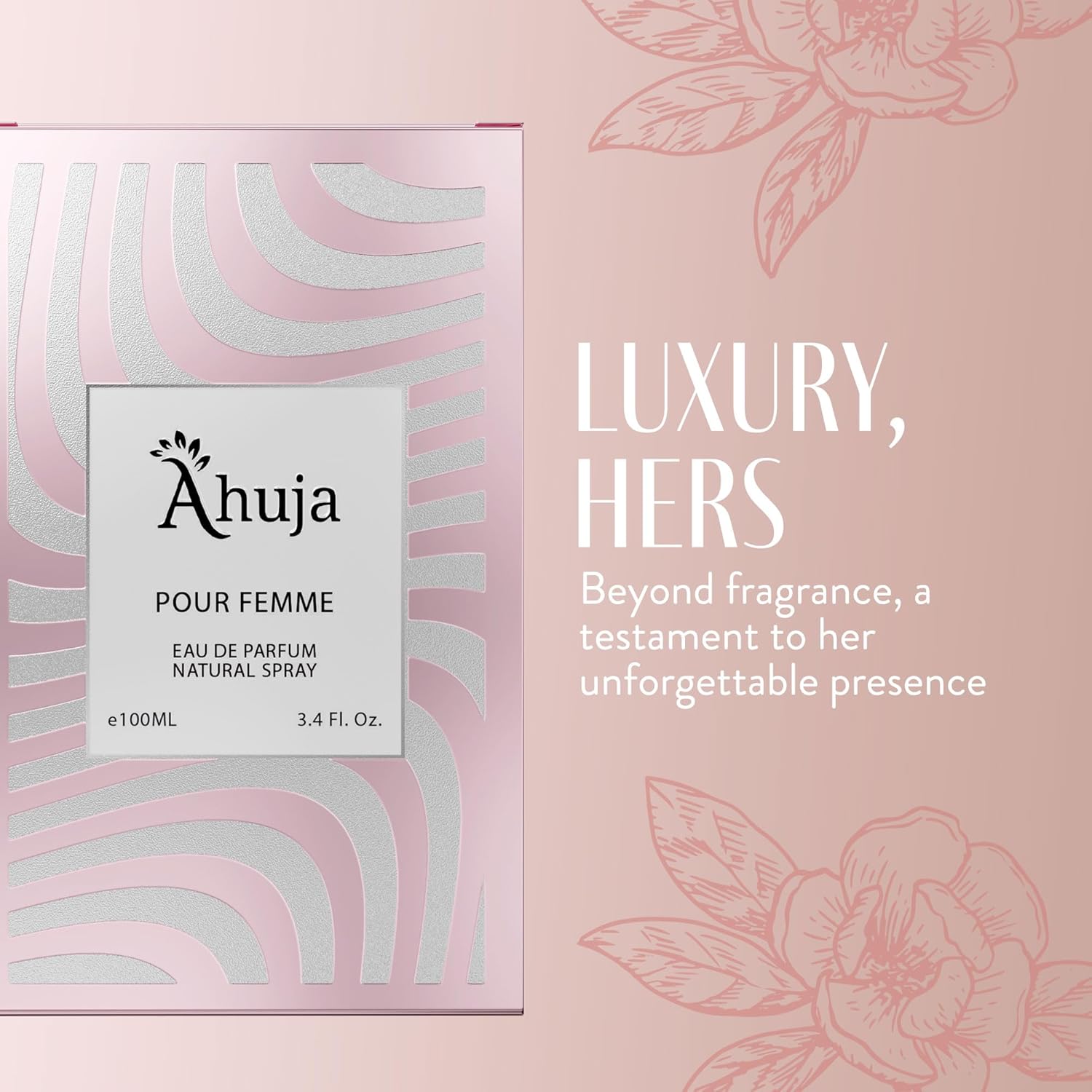 AHUJA POUR FEMME 3.4oz EDP Spray para ella