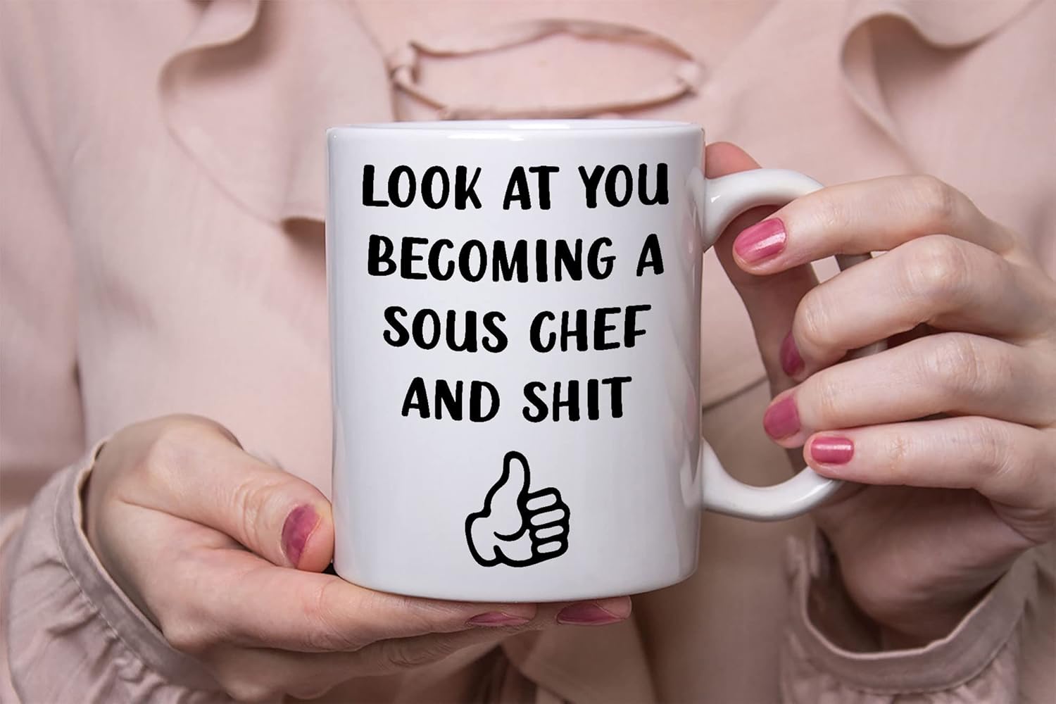 Look At You Becoming A Sous Chef Coffee Mug, Culinary Graduation Gifts, Mug Gift for Chef Graduates, Funny Gift Idea for School Students Graduating