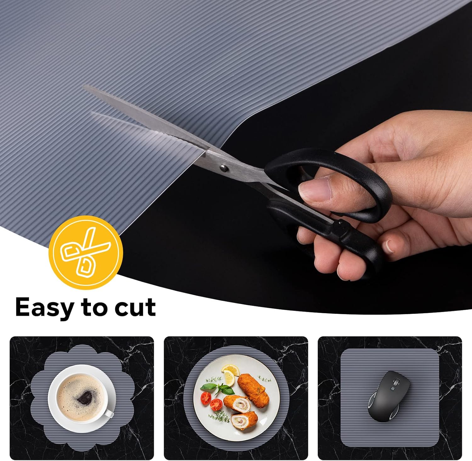 Revestimientos transparentes para armarios de cocina, revestimientos impermeables para cajones, revestimiento de estantes de cocina, revestimiento