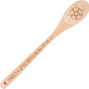 Encanta tu cocina con una cuchara mágica de pentagrama de madera, cuchara de madera con temática de bruja, utensilio de cocina decorativo, regalo de Encanta tu cocina con una cuchara mágica de pentagrama de madera, cuchara de madera con temática de bruja, utensilio de cocina decorativo, regalo de