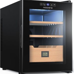 NEEDONE Armario eléctrico de 280 unidades con sistema de control de temperatura silencioso de calefacción y refrigeración, fabricado con estantes de NEEDONE Armario eléctrico de 280 unidades con sistema de control de temperatura silencioso de calefacción y refrigeración, fabricado con estantes de