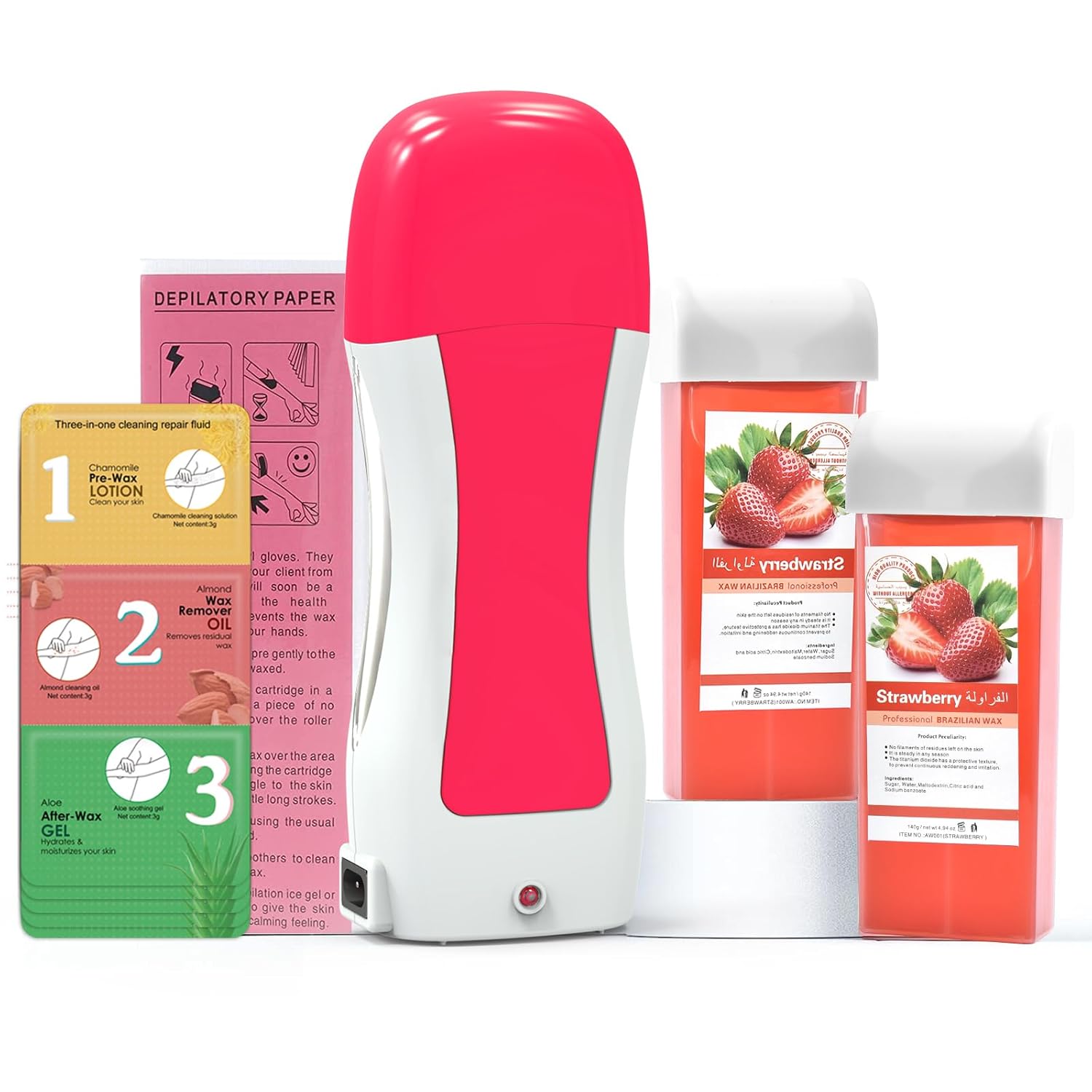 Kit de cera enrollable