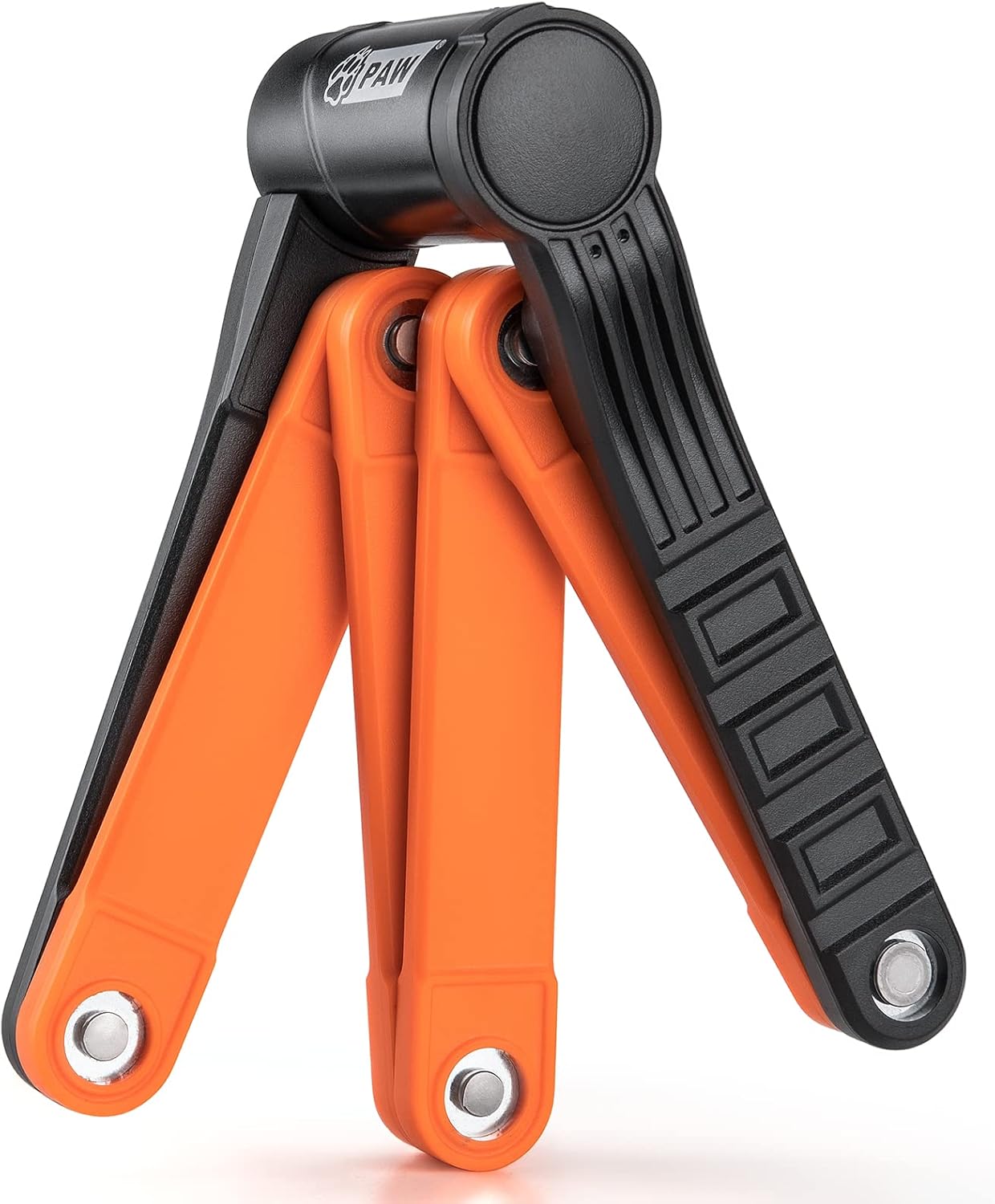 Candado plegable para bicicleta con 3 llaves, cerraduras de bicicleta de seguridad resistentes antirrobo, cilindro antitaladro y púa, candado