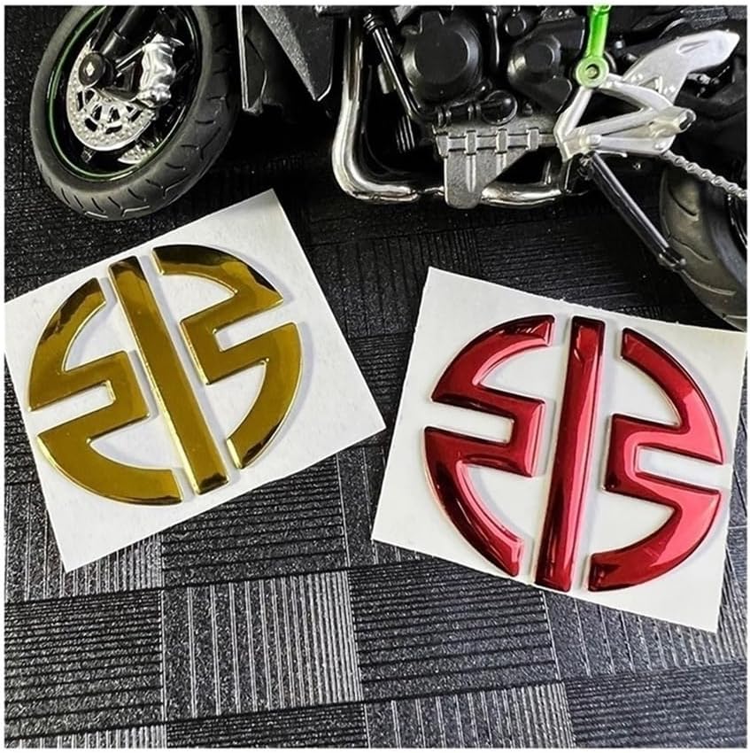Adhesivos adhesivos reflectantes 3D de motocicleta para Kawasaki H2 Ninja H2R (color negro)