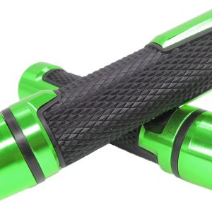 HiSport Agarres universales para manillar de motocicleta, 78 pulgadas, 0.866 in, de goma de aluminio, antideslizantes, para bicicleta (verde) HiSport Agarres universales para manillar de motocicleta, 78 pulgadas, 0.866 in, de goma de aluminio, antideslizantes, para bicicleta (verde)