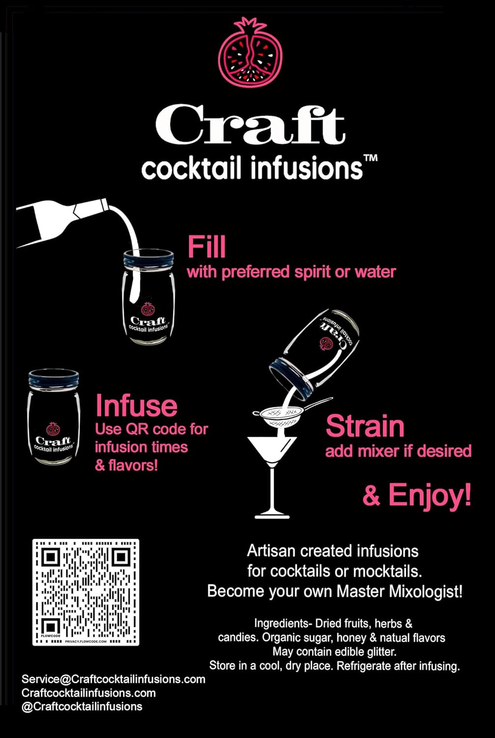 Craft Cocktail Infusions  Set de infusión de sangría  Kits de cóctel y mocktail  Sets de regalo  Regalos de fiesta