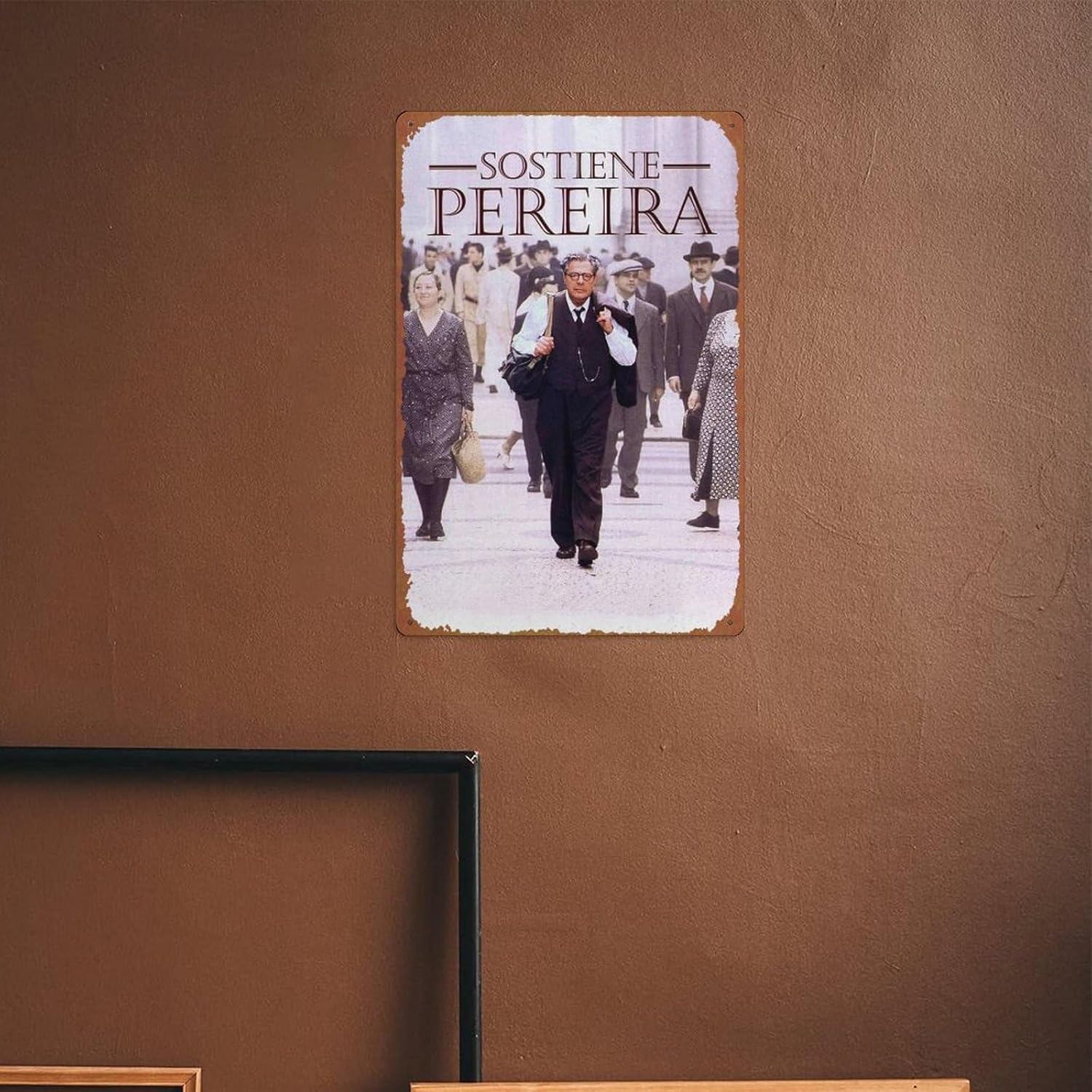 Pereira Declares – Póster decorativo de pared vintage de metal único  Cartel creativo de lata para el hogar, jardín, bar, restaurante, cafetería,