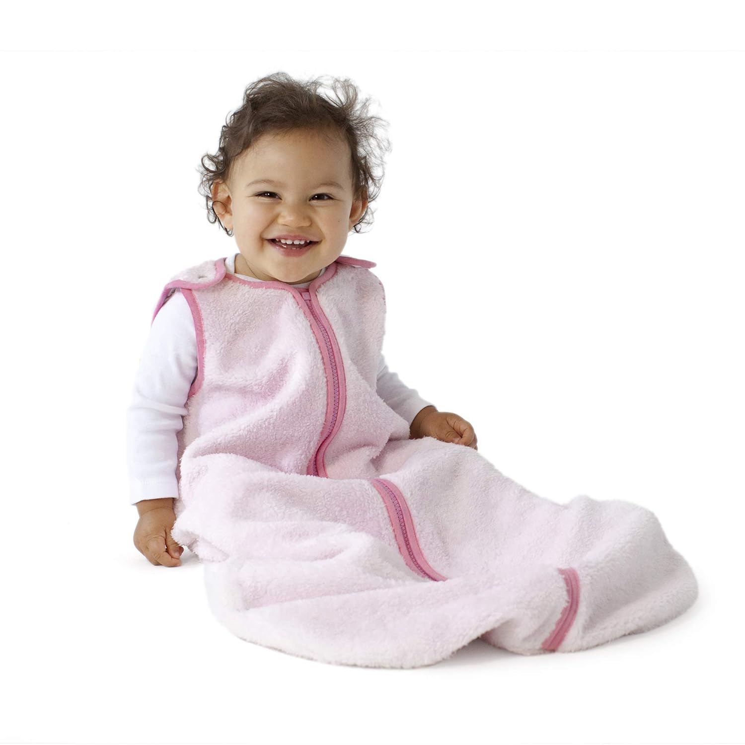 baby deedee Sleep Nest Teddy – Saco de dormir para bebé, color rosa, grande (18-36 meses)