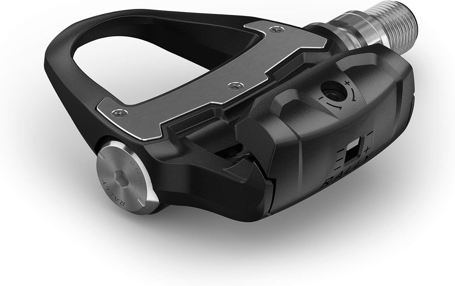 Garmin Rally RS100, medidor de potencia de detección única, compatible con tacos SHIMANO SPD-SL