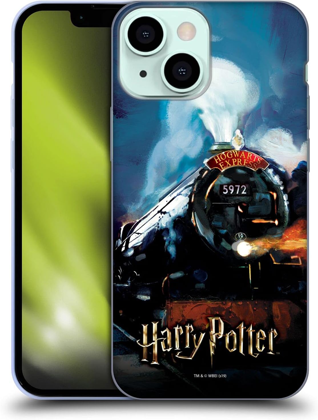 Head Case Designs Funda de gel suave con licencia oficial de Harry Potter Hogwarts Express Prisoner of Azkaban II compatible con Apple iPhone 13 Mini