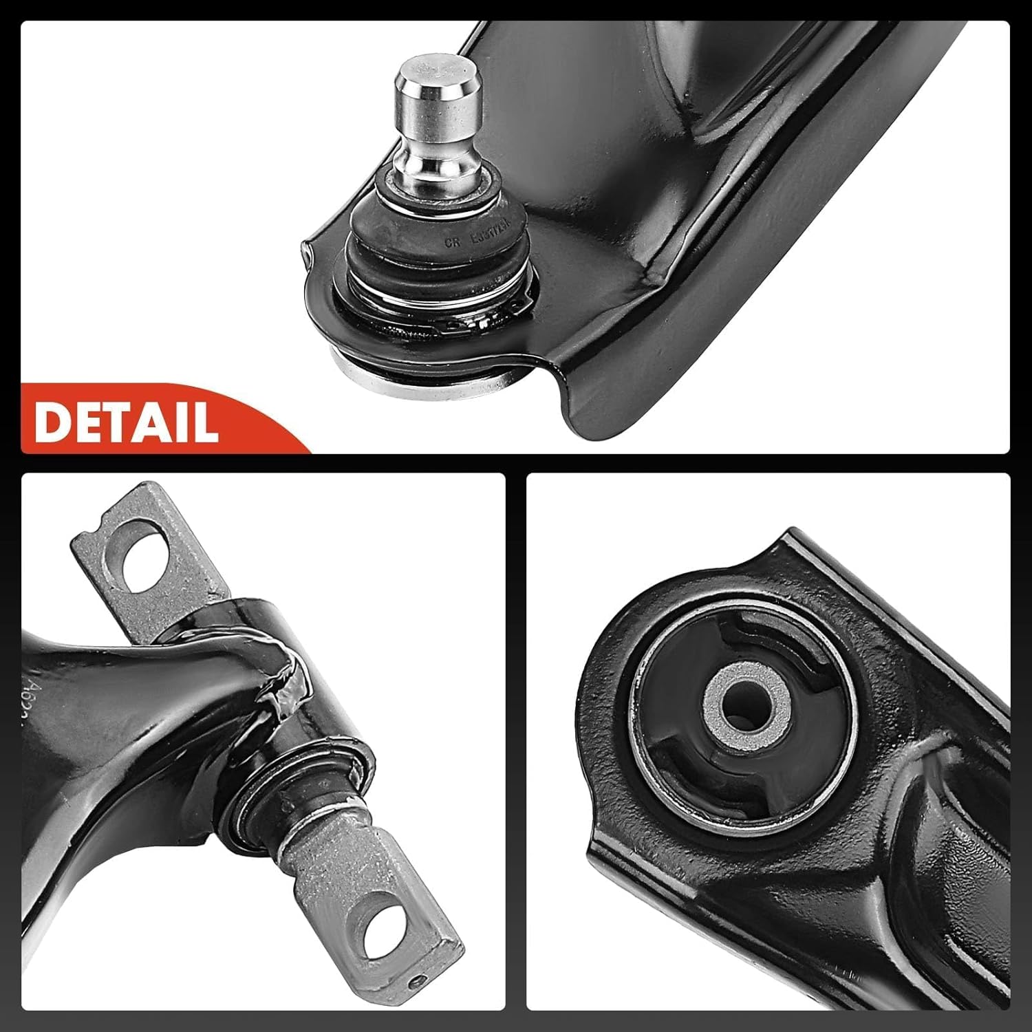 A-Premium 2 brazos de control inferiores delanteros, con rótula y buje, compatibles con Nissan Rogue 2014-2019, Rogue Sport 2017-2019, Qashqai