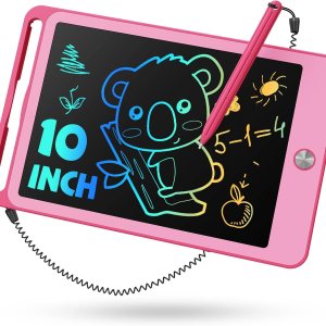 TEKFUN LCD Writing Tablet Kids Toddler Toys, 10inch Colorful Doodle Board Kids Travel Learning Toys Drawing Tablet, Birthday Gifts Presents for 2 3 TEKFUN LCD Writing Tablet Kids Toddler Toys, 10inch Colorful Doodle Board Kids Travel Learning Toys Drawing Tablet, Birthday Gifts Presents for 2 3