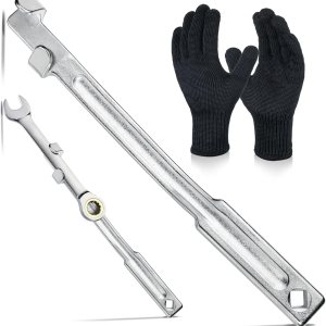 Zonon Barra de herramientas de extensión de llave, extensor de llave universal de 15 pulgadas, extensor de llave con guantes antideslizantes, Zonon Barra de herramientas de extensión de llave, extensor de llave universal de 15 pulgadas, extensor de llave con guantes antideslizantes,