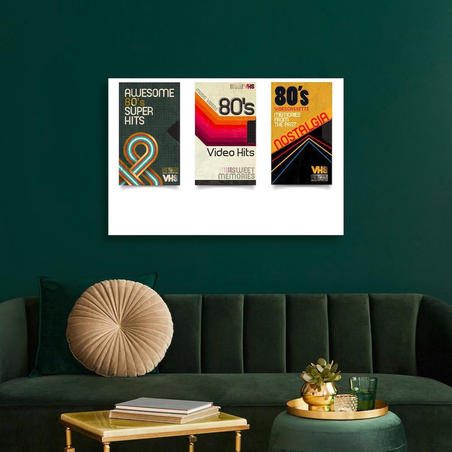 CafePress Canvas Wall Art Abstract Beta Tape Ready to Hang for Living Room, Bedroom or Office