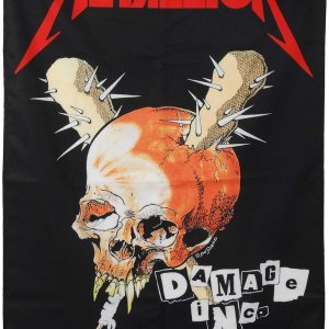 Metallica Póster Damage Inc Band Logo Bandera Textil Oficial 70Cm X 106Cm Metallica Póster Damage Inc Band Logo Bandera Textil Oficial 70Cm X 106Cm