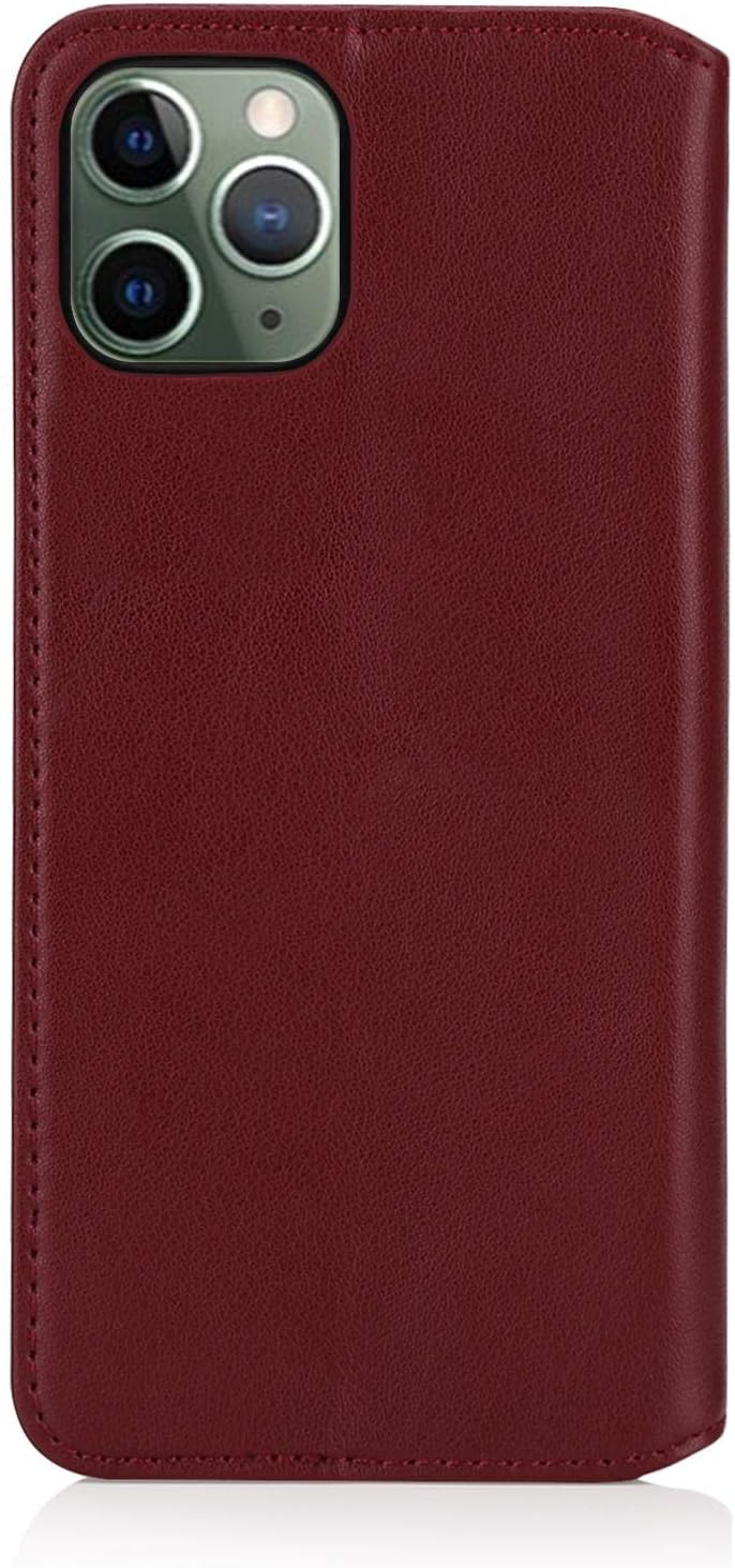 Classic Series 2.0 – Funda de piel auténtica tipo libro tipo libro tipo libro para Apple iPhone 11 Pro Max (6.5 pulgadas), diseño de piel auténtica
