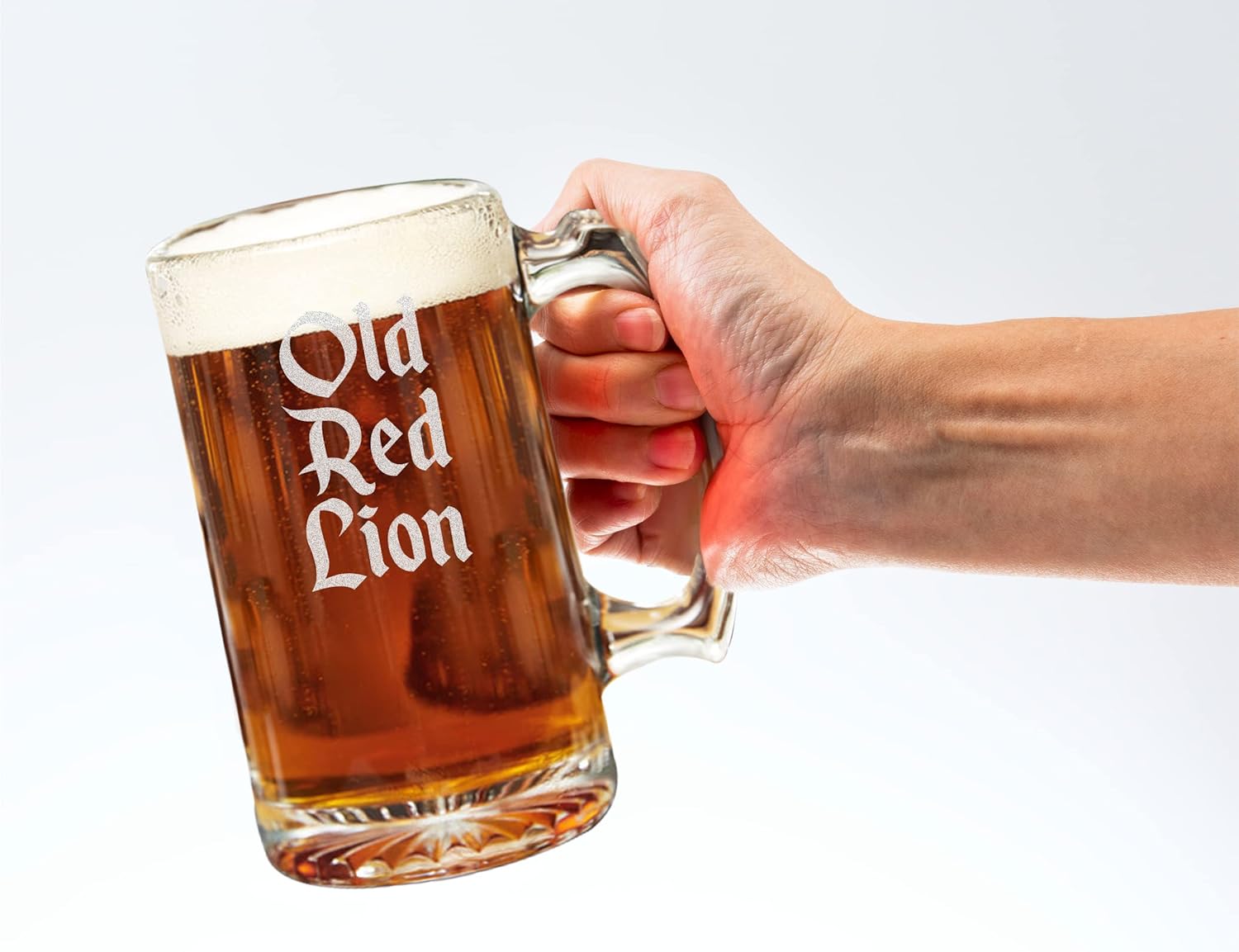 TEEAMORE Tazas de cerveza personalizadas para añadir tu texto, vaso de cerveza grabado, cumpleaños, aniversario, boda, inauguración de la casa (12