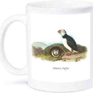 3dRose mug_114078_2 Atlantic Puffin by John James Audubon – Taza de cerámica, 15 onzas 3dRose mug_114078_2 Atlantic Puffin by John James Audubon – Taza de cerámica, 15 onzas