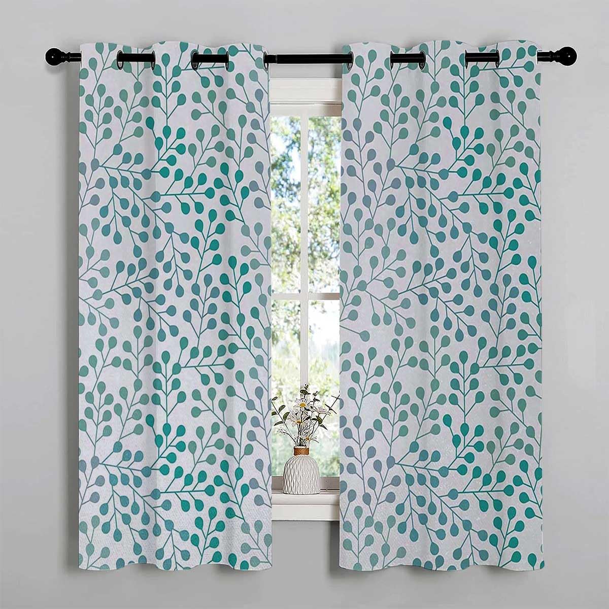 Cool Curtains Romance Accordion Doors for Closet Cortinas para Ventanas De Cuarto 63Inch Width by 63Inch Length,2 Panels