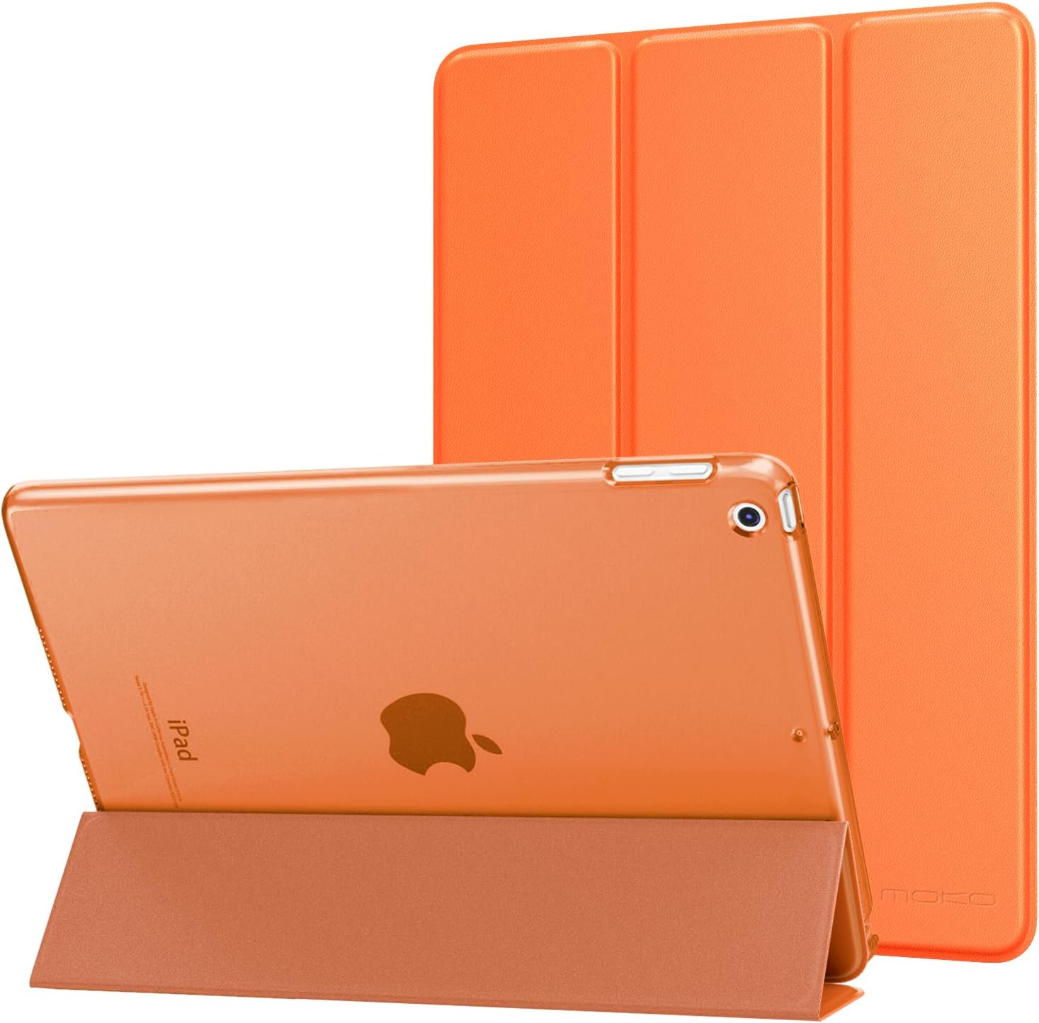 MoKo Case Fit 20182017 iPad 9.7 56 generación, delgada y ligera, con protector trasero translúcido esmerilado para iPad 9.7 20182017, encendido y