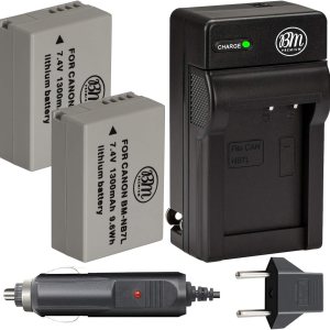 BM Premium Paquete de 2 baterías NB-7L y kit de cargador de batería para Canon PowerShot G10, G11, G12, SX30 es cámara digital, incluye batería + BM Premium Paquete de 2 baterías NB-7L y kit de cargador de batería para Canon PowerShot G10, G11, G12, SX30 es cámara digital, incluye batería +