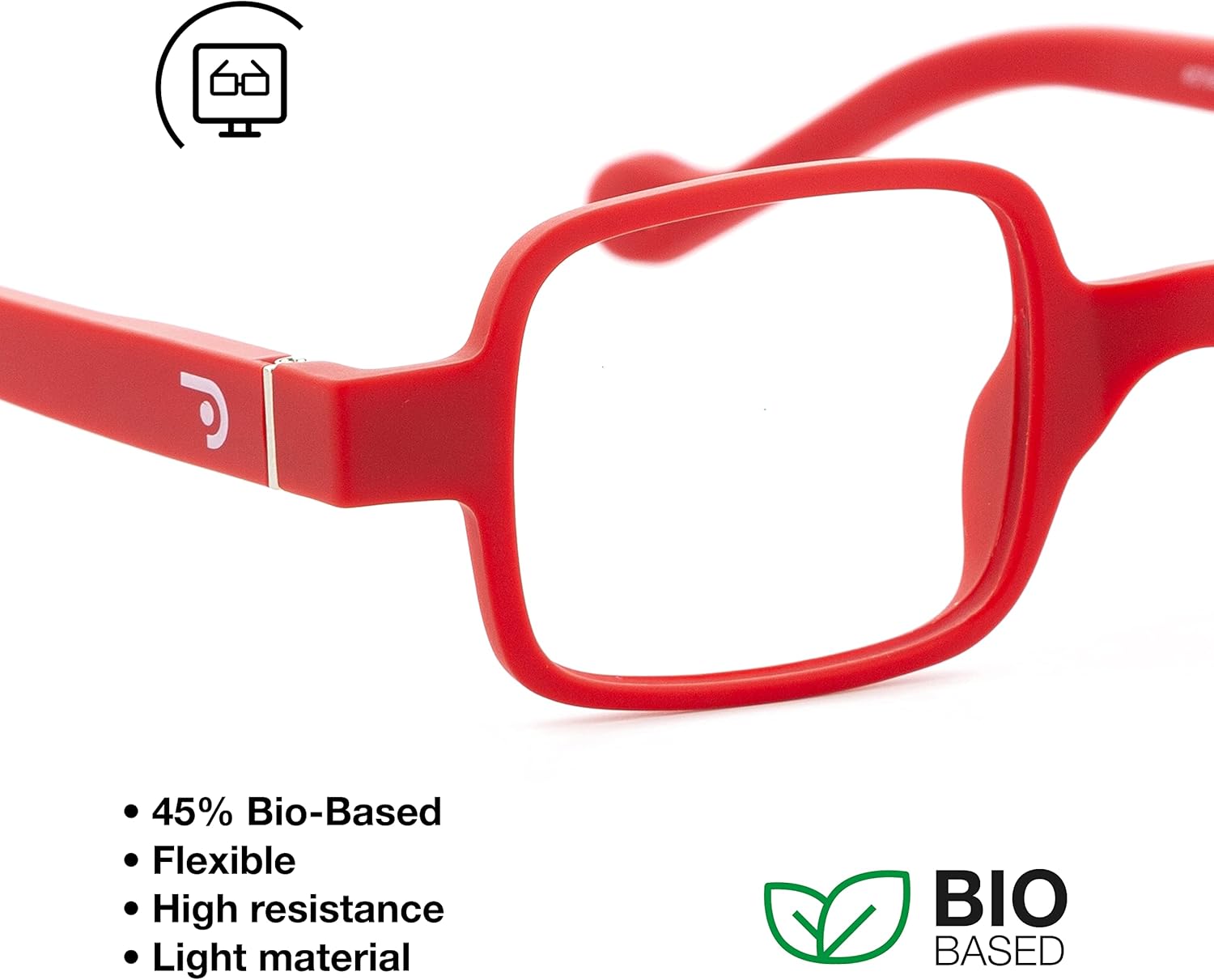 Lentes de lectura para presbicia, antiluz azul, para hombre y mujer. Tacto de goma, patillas flexibles y lentes antirreflectantes. Ferrari +1.0 –