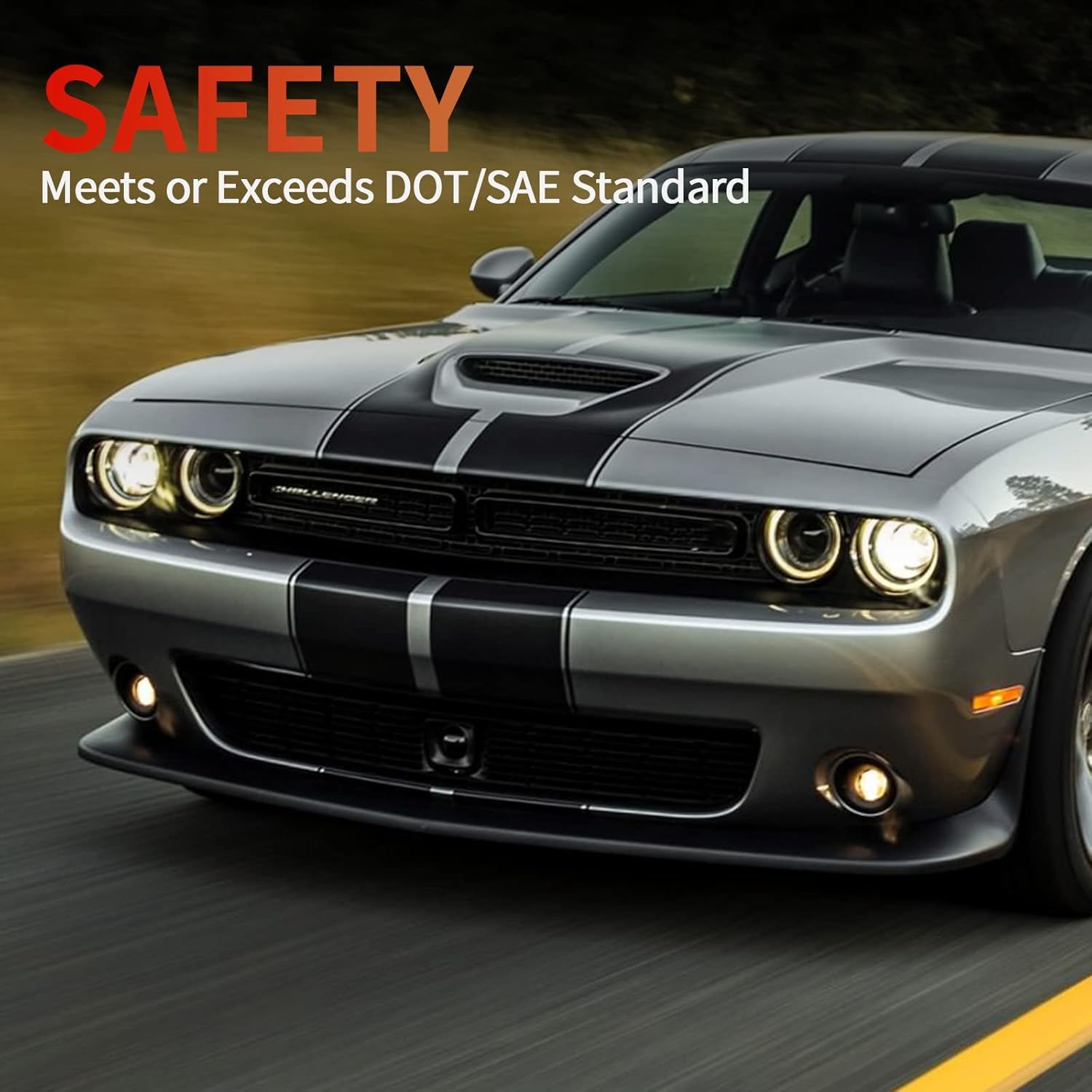 Para Dodge Challenger Conjunto de faros delanteros 2015 2016 2017 2018 2019 2020 2021 proyector LED faro delantero halógeno LH lado izquierdo del
